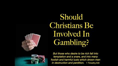 Gambling and the Bible .